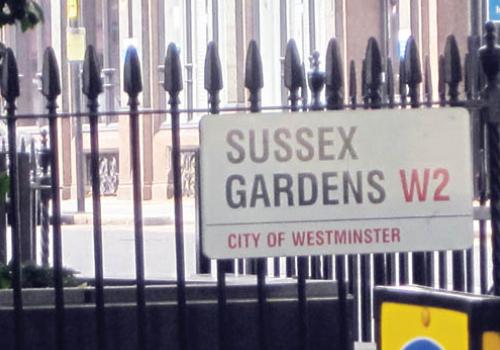 Sussex Gardens railings