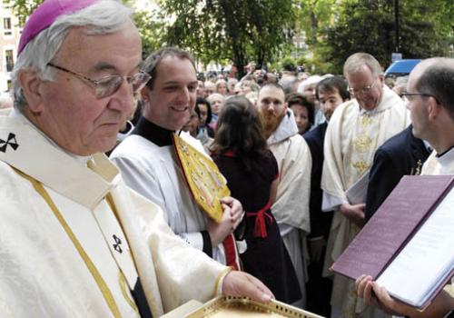 Archbishop Nichols prepares to reopen St Patrick’s after its £3.5million refit