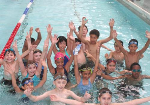 Making a splash - Soho Parish School pupils