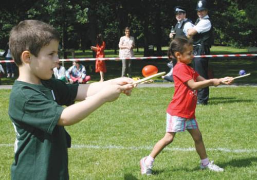 Soho Parish School sports day