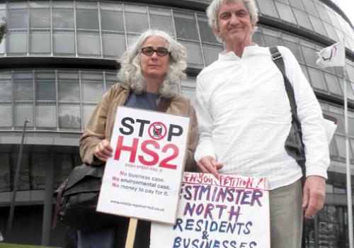 Angry - HS2 protesters