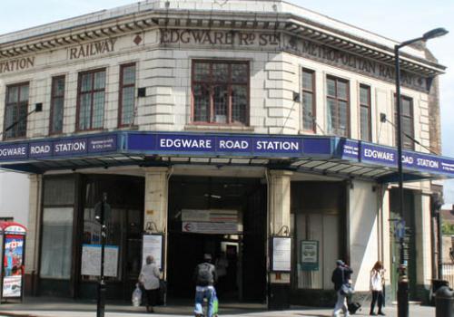 Scene of tragedy: the station, where Alan Sheppard, 55, was killed