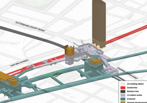 Crossrail drawings show an entrance to the new station in Dean Street