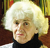 Elaine Bass at age 84