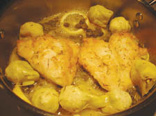 Lemon chicken is a great dish in warm weather 