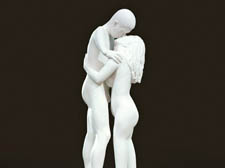 Kiss, 2001, by Marc Quinn (1964-). Private collection