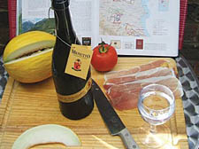 Prosecco is the perfect wine accompaniment to prosciutto and melon