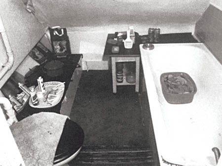 Dennis Nilsen attempted to dispose of remains in this bathroom's drains 